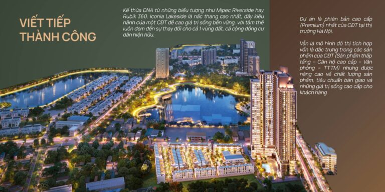 Vị trí ven hồ hiếm có tại nội đô của Iconia Lakeside