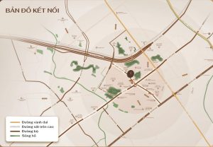 trục giao thông kết nối Iconia Lakeside
